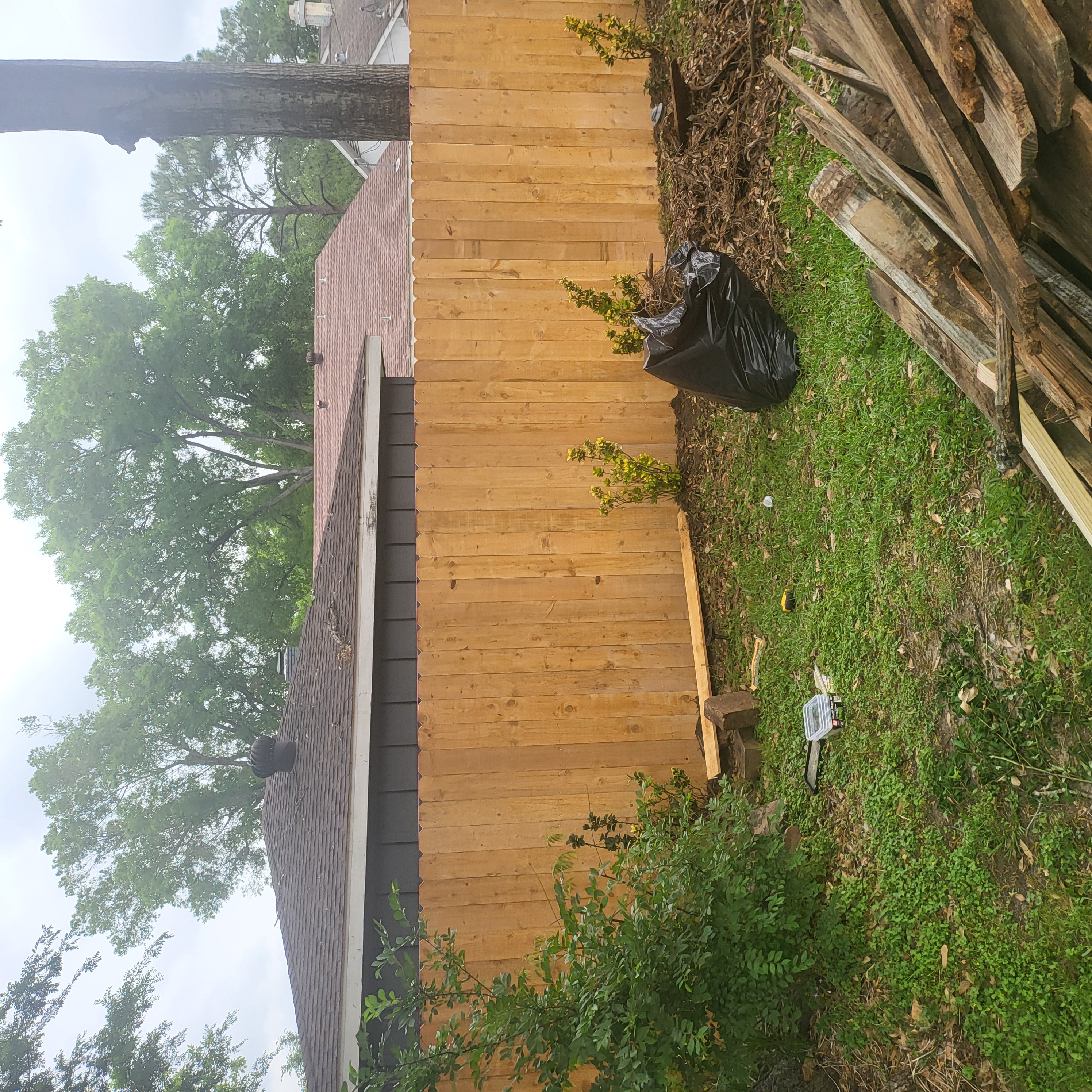 Installing Custom Pine Fence and Gates in Houston TX - Image 7
